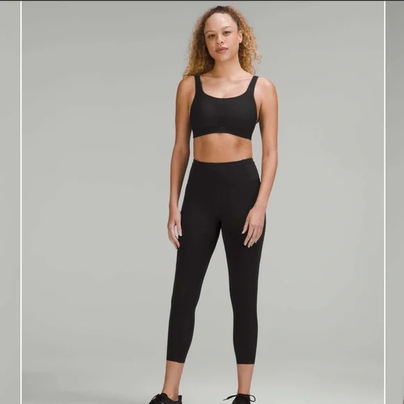Lululemon Run Times Bra *High Support in Black W1690 Sz 36 DD - Picture 4 of 11